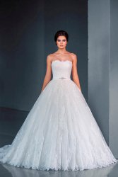 свадебное модное платье клин
